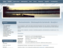 Tablet Screenshot of latvakoski.fi